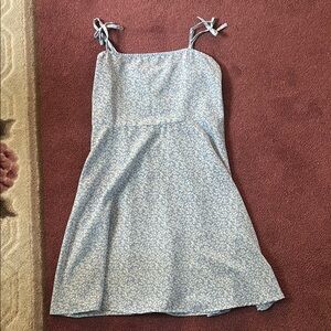 SHEIN Blue Floral Dress